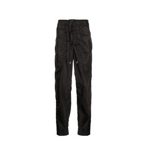 Ambush Polyamide Athletic Pants with Stretch Fabric Men Black Bottoms
